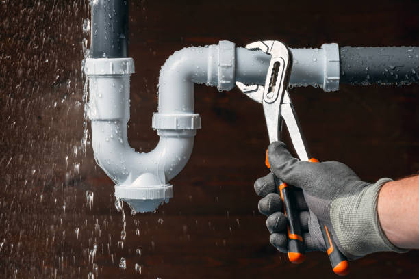 Professional Emergency Plumber technician working in Orbisonia, PA